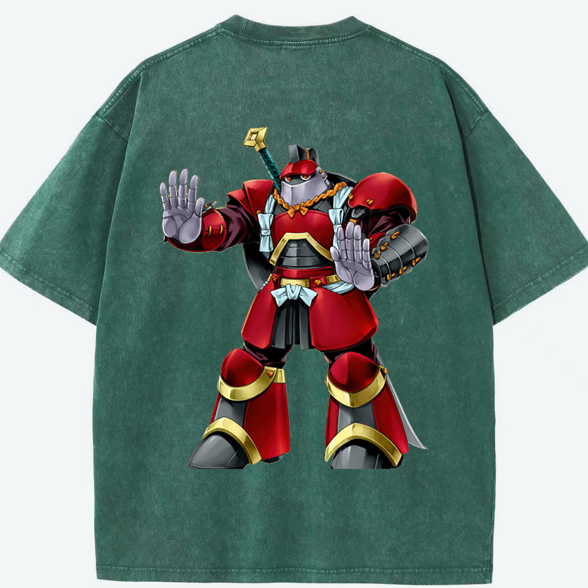 （画像用） 遊☆戯☆王 Yu-Gi-Oh! 綿100% ヴィンテージ風 半袖Tシャツ（背面プリント）